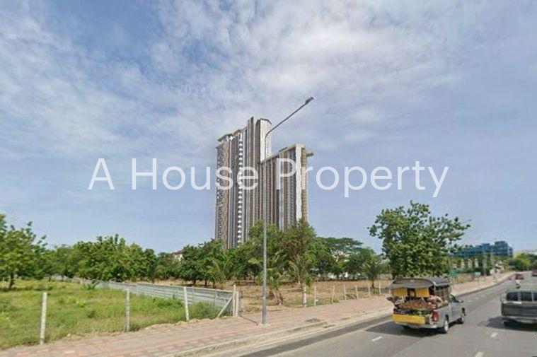 picture Beautiful land plot for sale, next to the sea, Jomtien, Bang Lamung, Chonburi - 2/10