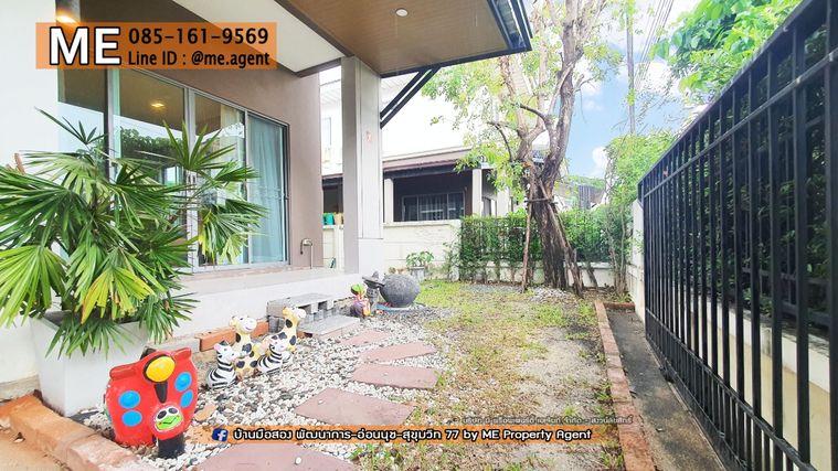 รูป ให้เช่า บ้านเดี่ยวหลังใหญ่ พร้อมเฟอร์นิเจอร์  Perfect Place สุขุมวิท 77 – สุวรรณภูมิ ย่านลาดกระบัง ไม่ไกลจากทางด่วน โทร. 064-954-9619 (RBG12-63) - รูปที่ 3/13