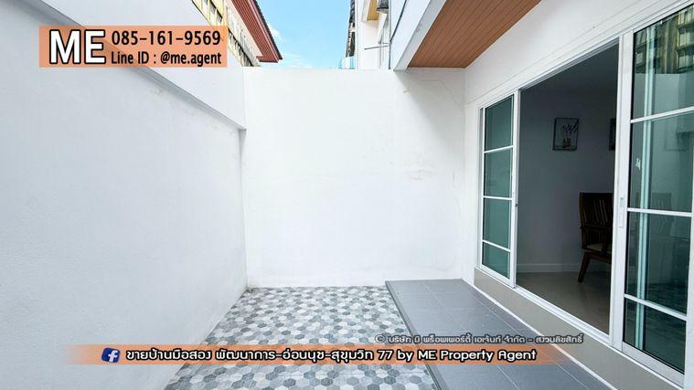 รูป ขายทาวน์โฮม  รีโนเวทใหม่ทั้งหลัง ซ.อ่อนนุช39 พื้นที่ใหญ่กว่าบ้านเดี่ยว 270 ตรม. ทำเลดีสุดๆใกล้ซีคอนสแควร์ และพาราไดซ์พาร์ค โทร 064-954-9619 (TE20-25) - รูปที่ 13/30