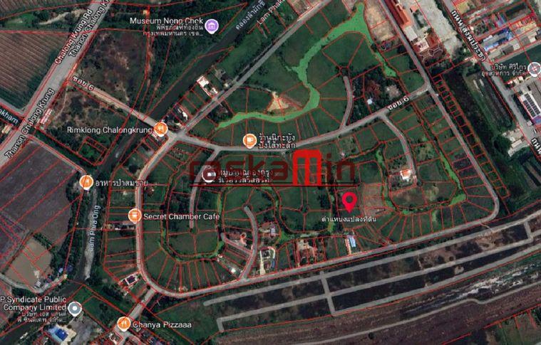 รูป KT0012📲LineID @556ryccg🏘️ที่ดินฉลองกรุง หนองจอก หมู่บ้านฉลองกรุงริเวอร์วิลรีสอร์ท 224ตรว ใกล้วัดลำผักชี, บริษัท FBT - รูปที่ 2/3