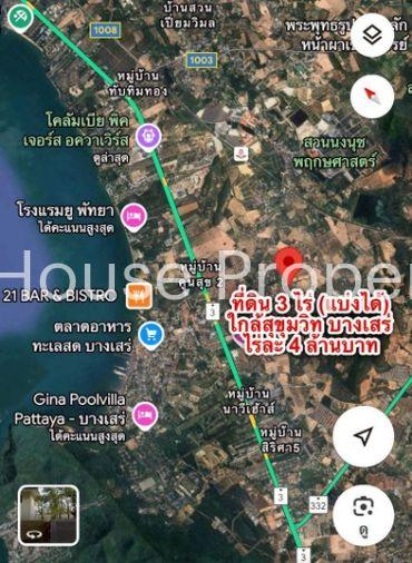 picture Land for sale in Bang Saray, beautiful plot, prime location, close to many tourist attractions. - 4/5
