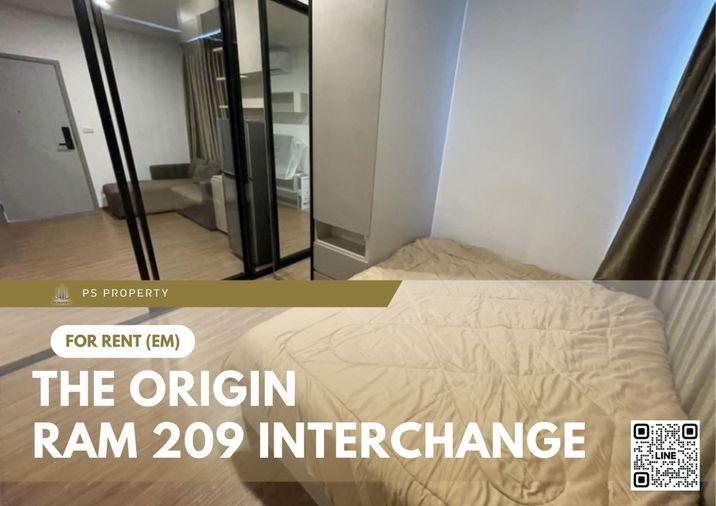 รูป ให้เช่า 📍 The Origin Ram 209 Interchange 📍 เฟอร์นิเจอร์ และ เครื่องใช้ไฟฟ้าครบ ใกล้ MRT มีนบุรี - รูปที่ 1/8