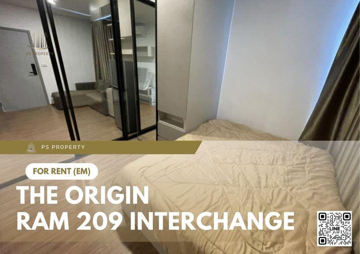 รูป ให้เช่า 📍 The Origin Ram 209 Interchange 📍 เฟอร์นิเจอร์ และ เครื่องใช้ไฟฟ้าครบ ใกล้ MRT มีนบุรี - รูปที่ 1/8