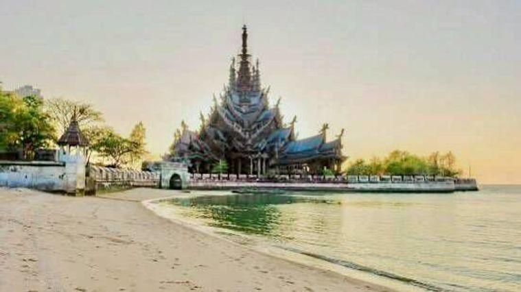 รูป ขายที่ดินติดทะเล นาเกลือ แปลงสวย ทำเลทอง โซนวงศ์อมาตย์พัทยา  - รูปที่ 2/5