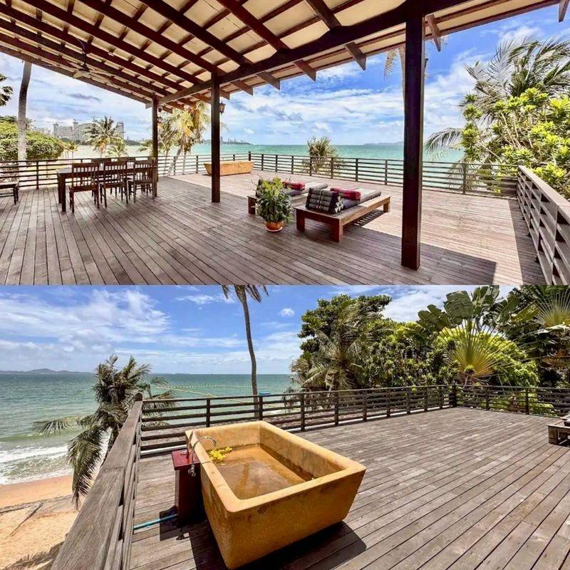 รูป ขายที่ดินสวย ทำเลดีมาก ติดทะเล หาดวงศ์อมาตย์ พัทยา นาเกลือ  - รูปที่ 2/3