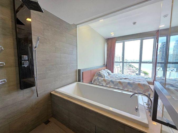 รูป KT0016📲LineID @556ryccg🏖️84 ตรม 2 ห้องนอน ชั้น 18🌊วิวทะเล แถมเฟอร์นิเจอร์ Cetus Beachfront Pattaya | ซีตัส บีชฟรอนท์ พัทยา - รูปที่ 9/16