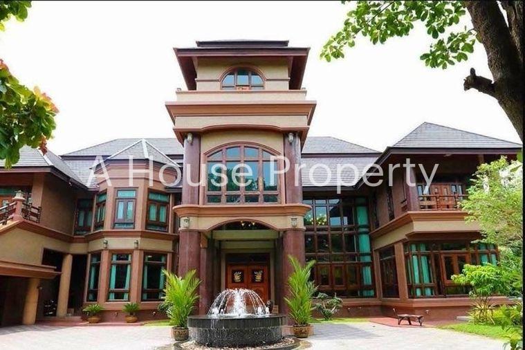 รูป ขายคฤหาสหรู ในเมืองศรีราชา ตกแต่งเฟอร์นิเจอร์ด้วยไม้สัก และ ไม้มะค่าทั้งหลัง - รูปที่ 1/20