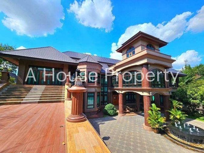 รูป ขายคฤหาสหรู ในเมืองศรีราชา ตกแต่งเฟอร์นิเจอร์ด้วยไม้สัก และ ไม้มะค่าทั้งหลัง - รูปที่ 20/20