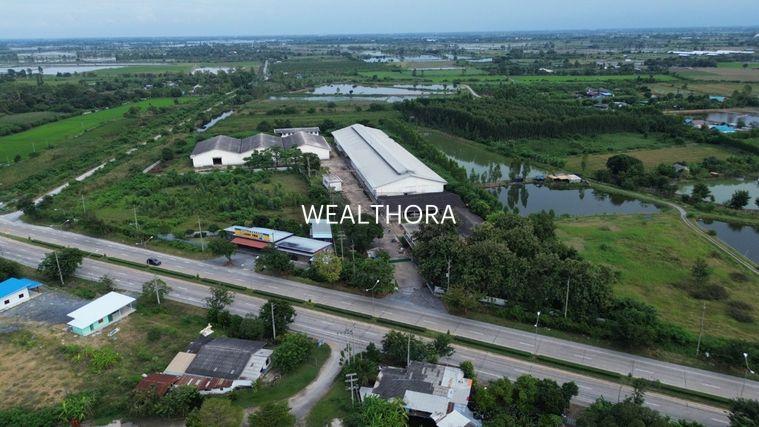 รูป โรงงานพร้อมใช้ พร้อมประกอบกิจการต่อได้เลย ติดถนนสายหลัก ทุ่งคอก สองพี่น้อง สุพรรณบุรี - รูปที่ 1/11