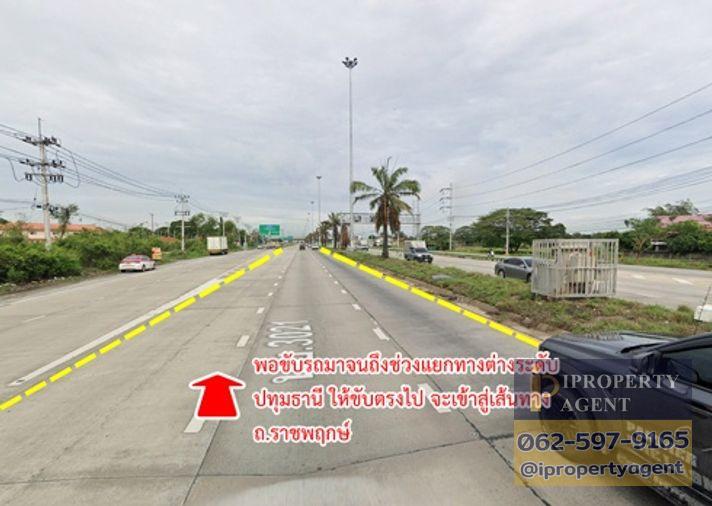 รูป เช่าที่ดิน5ไร่ เดือนละ 50,000 บาท ถนนกาญจนาภิเษก คลองพระอุดม ลาดหลุมแก้ว ปทุมธานี - รูปที่ 9/23