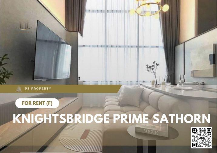 รูป ให้เช่า 📍 Knightsbridge Prime Sathorn 📍 เฟอร์นิเจอร์ และ เครื่องใช้ไฟฟ้าครบ ใกล้ BTS ช่องนนทรี - รูปที่ 1/9