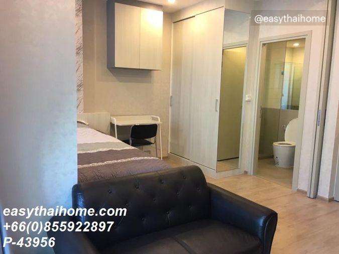 รูป P-43956 คอนโดฯ 1 ห้องนอน ใกล้จุฬาฯ! ไอดีโอ คิว จุฬา-สามย่าน วิวเมือง 25,000 บาท Line Id @easythaihome 085-592-2897 - รูปที่ 2/4