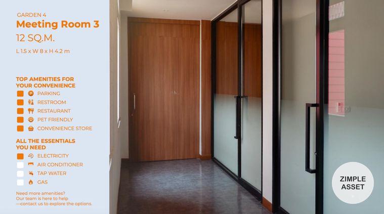รูป ห้องประชุม/สำนักงาน ให้เช่า ที่ ไอเพลส บิซิเนส พาร์ค แหลมฉบัง ใกล้กับท่าเรือแหลมฉบัง ขนาด 12 ตร.ม. ราคา 8,000 บาทต่อเดือน - รูปที่ 5/36