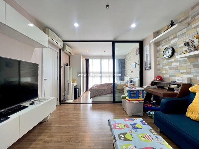 รูป 💥💥ขายห้องพร้อมผู้เช่า!! The Tree Interchange 1Bed 34.83 ตร.ม.ตึก A ชั้น 39 วิวแม่น้ำ เพียง 2.85 ล้านบาท!! สอบถาม LINE: @atfirm💥💥 - รูปที่ 2/19