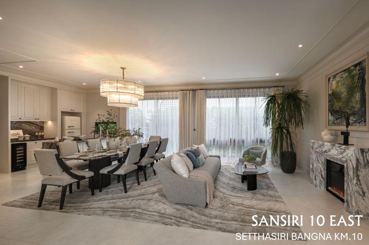 รูป เศรษฐสิริ บางนา กม.10 บ้านเดี่ยวสไตล์ Georgian 1 ใน Sansiri 10 East เป็นส่วนตัวเพียง 71 ครอบครัว บนพื้นที่ 27 ไร่ - รูปที่ 6/8
