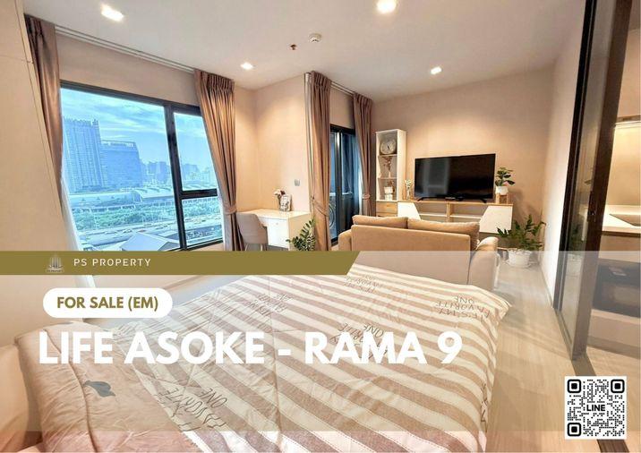 รูป ขายด่วน ✨ Life Asoke - Rama 9 ✨ ทิศใต้ลมดี ไม่บล็อควิว แต่งสวยสไตล์ Minimal เฟอร์นิเจอร์ และ เครื่องใช้ไฟฟ้าครบ  - รูปที่ 1/9
