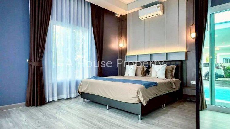 รูป ขายบ้านสวยพัทยา โซนโป่ง-มาบประชัน บ้านสไตล์นอร์ดิก ตกแต่งพร้อมเข้าอยู่ - รูปที่ 6/15