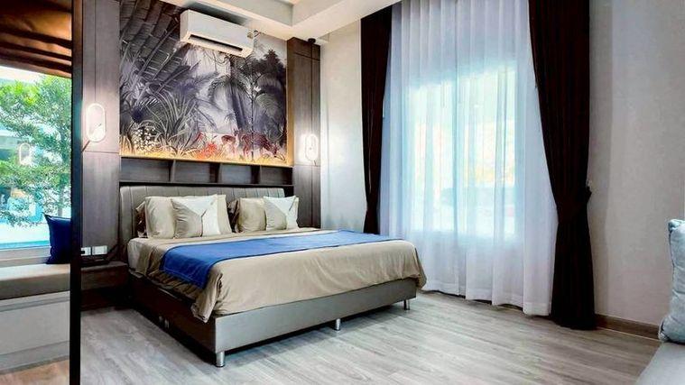 รูป ขายบ้านสวยพัทยา โซนโป่ง-มาบประชัน บ้านสไตล์นอร์ดิก ตกแต่งพร้อมเข้าอยู่  - รูปที่ 13/15