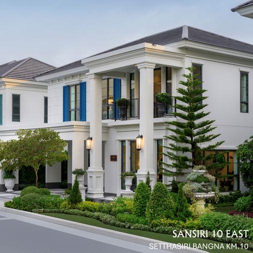 รูป เศรษฐสิริ บางนา กม.10 บ้านเดี่ยวสไตล์ Georgian 1 ใน Sansiri 10 East เป็นส่วนตัวเพียง 71 ครอบครัว บนพื้นที่ 27 ไร่ - รูปที่ 5/8