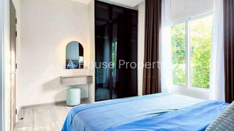 รูป ขายบ้านสวยพัทยา โซนโป่ง-มาบประชัน บ้านสไตล์นอร์ดิก ตกแต่งพร้อมเข้าอยู่ - รูปที่ 14/15