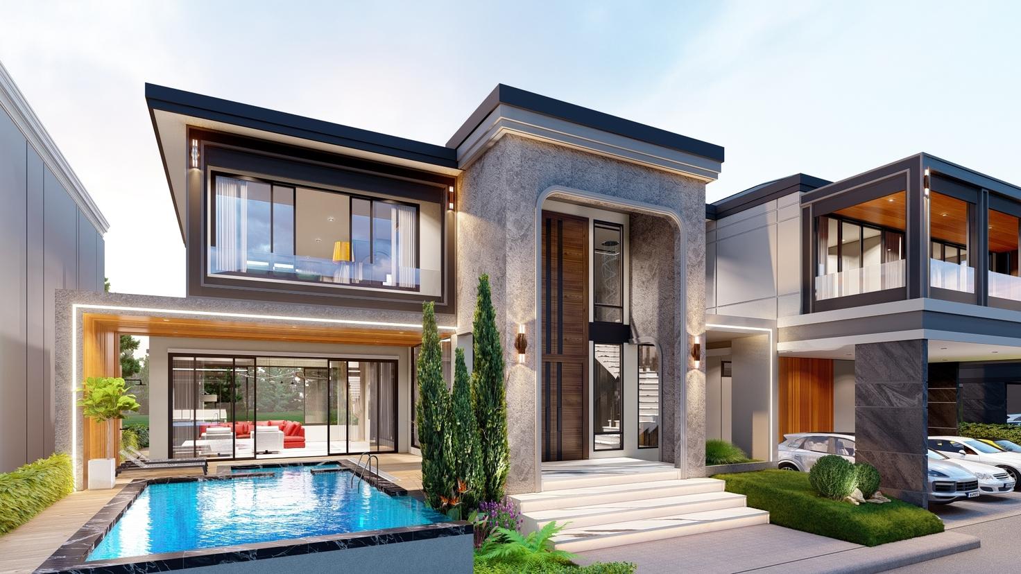 รูป Luxury Pool Villa for Sale near Mabprachan Lake, Pattaya - รูปที่ 2/25
