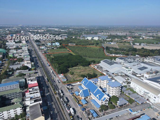 รูป ขายที่ดินลาดหลุมแก้ว 30 ไร่ ติดถนน 346 ปทุมธานี-บางเลน ติดสํานักอัยการลาดหลุมแก้ว บริษัท ซีพีแรม สำนักงานใหญ่ เหมาะสร้างโรงงาน/หมู่บ้าน - รูปที่ 9/18