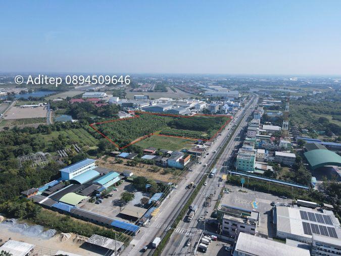 รูป ขายที่ดินลาดหลุมแก้ว 30 ไร่ ติดถนน 346 ปทุมธานี-บางเลน ติดสํานักอัยการลาดหลุมแก้ว บริษัท ซีพีแรม สำนักงานใหญ่ เหมาะสร้างโรงงาน/หมู่บ้าน - รูปที่ 15/18