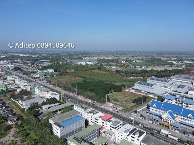 รูป ขายที่ดินลาดหลุมแก้ว 30 ไร่ ติดถนน 346 ปทุมธานี-บางเลน ติดสํานักอัยการลาดหลุมแก้ว บริษัท ซีพีแรม สำนักงานใหญ่ เหมาะสร้างโรงงาน/หมู่บ้าน - รูปที่ 8/18