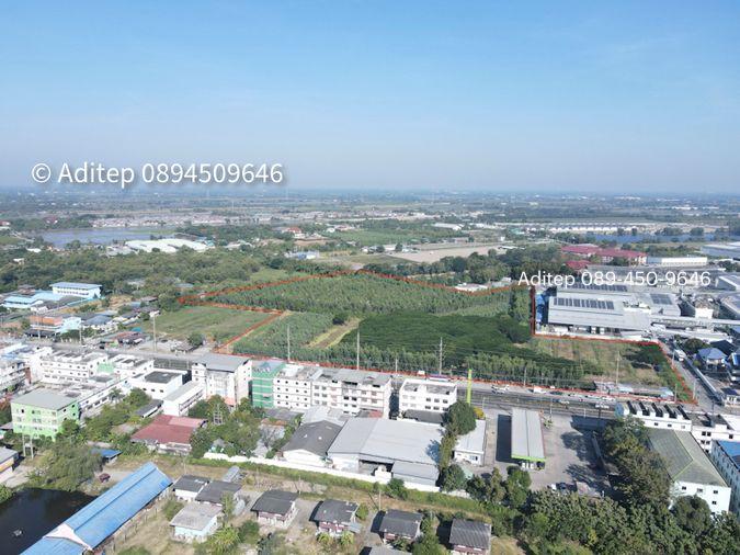 รูป ขายที่ดินลาดหลุมแก้ว 30 ไร่ ติดถนน 346 ปทุมธานี-บางเลน ติดสํานักอัยการลาดหลุมแก้ว บริษัท ซีพีแรม สำนักงานใหญ่ เหมาะสร้างโรงงาน/หมู่บ้าน - รูปที่ 7/18