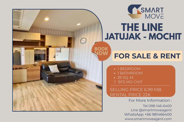 รูป ขาย- เช่า ! วิวสวน, ชั้นสูง 29+, ทำเลดี, ครัวปิด!! 🔥 Code C20230205010...The Line Jatujak - Mochit, 1 นอน, 1 น้ำ, แต่งครบ,  ราคาพิเศษ!!📣 - รูปที่ 1/11
