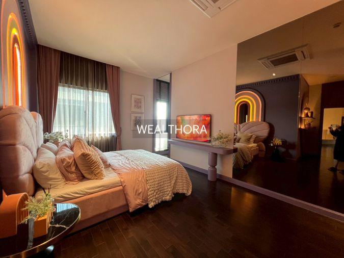 รูป Grand Bangkok Boulevard กรุงเทพกรีฑา บ้านเดี่ยวหรูสไตล์ Modern Classic ใกล้ ARL ลาดกระบัง และสนามบินสุวรรณภูมิ เพียง 62 ครอบครัวเท่านั้น - รูปที่ 17/36