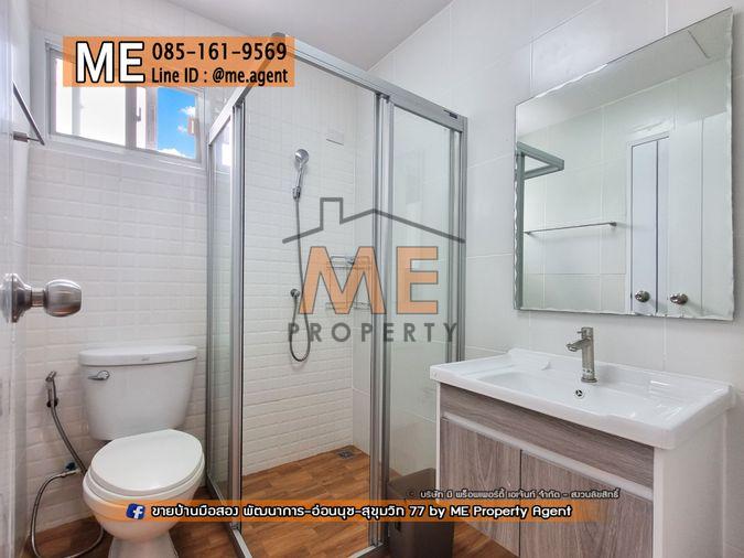 รูป ให้เช่า ทาวน์เฮ้าส์ วิลเลต ไลท์ พัฒนาการ 38 หลังมุม ตกแต่งใหม่ สภาพดี พร้อมอยู่ ใกล้เอกมัย-ทองหล่อ-สุขุมวิท โทร 064-954-9619 (RTG43-23) - รูปที่ 20/21