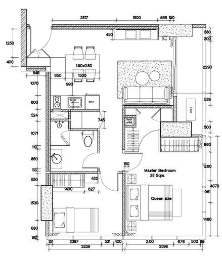 picture M Silom     2 bedrooms, 1 bathrooms    Size  62 sq m. - 11/11