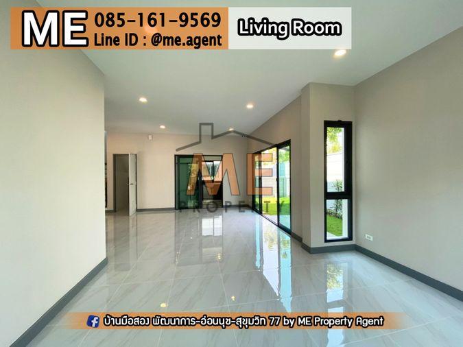 รูป ขาย บ้านเดี่ยว หลังมุม The City สุขุมวิท-อ่อนนุช บ้านใหม่ ไม่เคยอยู่ 68 ตรว. โทร 064-954-9619 (BO15-68) - รูปที่ 2/12