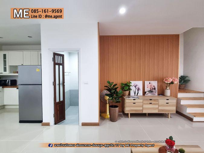 รูป ให้เช่า ต้นโครงการ Villette City พัฒนาการ 38 ทาวน์เฮ้าส์ 3 ชั้น รีโนเวทใหม่ทั้งหลัง ใกล้ BTS -อ่อนนุช  โทร 064-954-9619 (RTC23-24) - รูปที่ 18/22