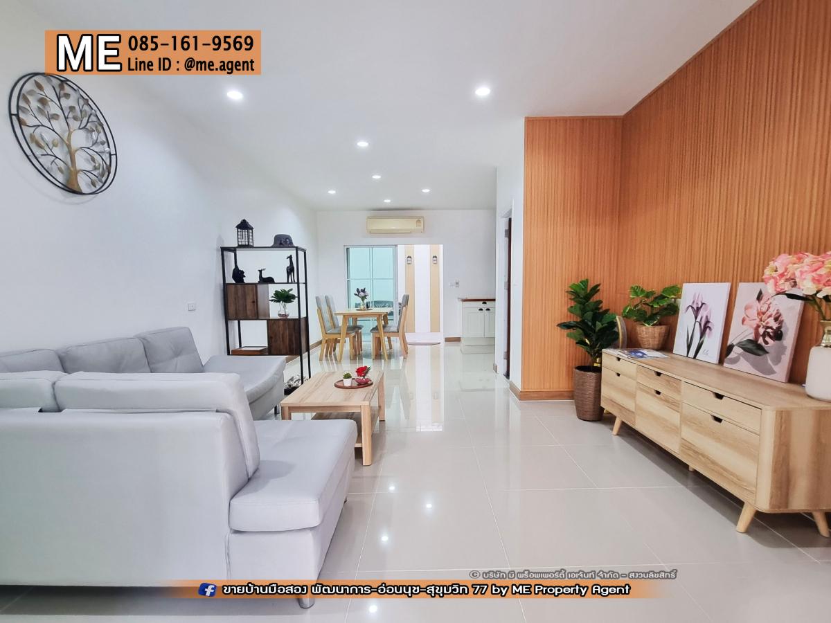 รูป ให้เช่า ต้นโครงการ Villette City พัฒนาการ 38 ทาวน์เฮ้าส์ 3 ชั้น รีโนเวทใหม่ทั้งหลัง ใกล้ BTS -อ่อนนุช  โทร 064-954-9619 (RTC23-24) - รูปที่ 17/22