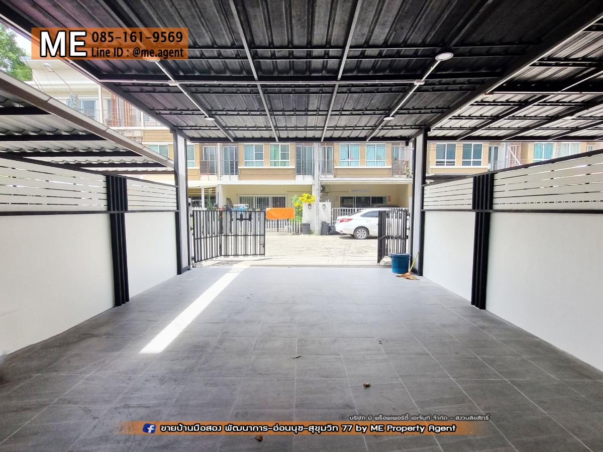 รูป ให้เช่า ต้นโครงการ Villette City พัฒนาการ 38 ทาวน์เฮ้าส์ 3 ชั้น รีโนเวทใหม่ทั้งหลัง ใกล้ BTS -อ่อนนุช  โทร 064-954-9619 (RTC23-24) - รูปที่ 5/22