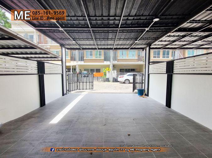 รูป ให้เช่า ต้นโครงการ Villette City พัฒนาการ 38 ทาวน์เฮ้าส์ 3 ชั้น รีโนเวทใหม่ทั้งหลัง ใกล้ BTS -อ่อนนุช  โทร 064-954-9619 (RTC23-24) - รูปที่ 5/22