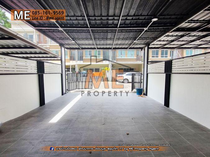 รูป ให้เช่า ต้นโครงการ Villette City พัฒนาการ 38 ทาวน์เฮ้าส์ 3 ชั้น รีโนเวทใหม่ทั้งหลัง ใกล้ BTS -อ่อนนุช โทร 064-954-9619 (RTC23-24) - รูปที่ 5/22