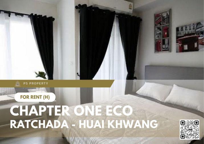 รูป ให้เช่า 📍 Chapter One Eco Ratchada - Huai Khwang 📍 เฟอร์นิเจอร์ และ เครื่องใช้ไฟฟ้าครบ ใกล้ MRT ห้วยขวาง - รูปที่ 1/11