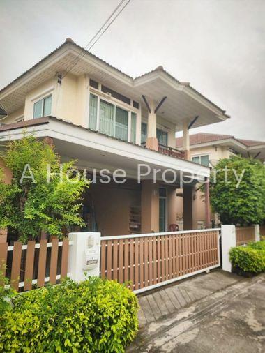 รูป ขายบ้านเดี่ยวมือสอง หมู่บ้านมณีรินทร์ เพลส สุขุมวิท เสม็ด ชลบุรี - รูปที่ 1/9