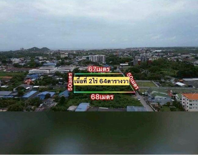 รูป ขายที่ดินทำเลทอง เขตบางแสน ชลบุรี ใกล้ทะเล  ติดถนนสาย 3 - รูปที่ 1/4
