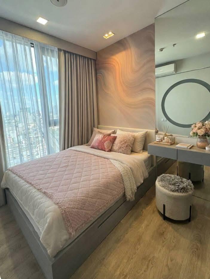รูป T1504 คอนโดให้เช่า Modiz Rhyme Ramkhamhaeng (โมดิซ ไรห์ม รามคำแหง)ห้องสวย เฟอร์ครบ ราคาพิเศษ  - รูปที่ 1/7