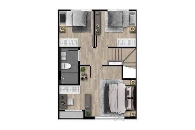 รูป 🏠 ให้เช่าบ้าน : Pleno Sukhumvit - Bangna 2 (พลีโน่ สุขุมวิท - บางนา 2)   รหัสทรัพย์ | 📌 LNP-H750 - รูปที่ 17/18