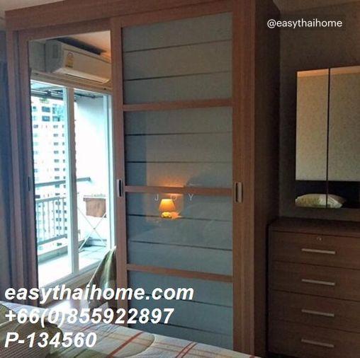 รูป P-134560 วิวเมืองสวย! 1 นอน 22K ใกล้ BTS อโศก! (แกรนด์ พาร์ค วิว) Line Id: @easythaihome 085-592-2897 - รูปที่ 2/5