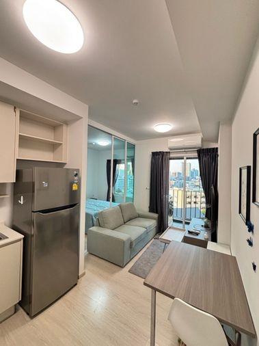 รูป ให้เช่า 📍 Chapter One Eco Ratchada - Huai Khwang 📍 เฟอร์นิเจอร์ และ เครื่องใช้ไฟฟ้าครบ ใกล้ MRT ห้วยขวาง - รูปที่ 6/11