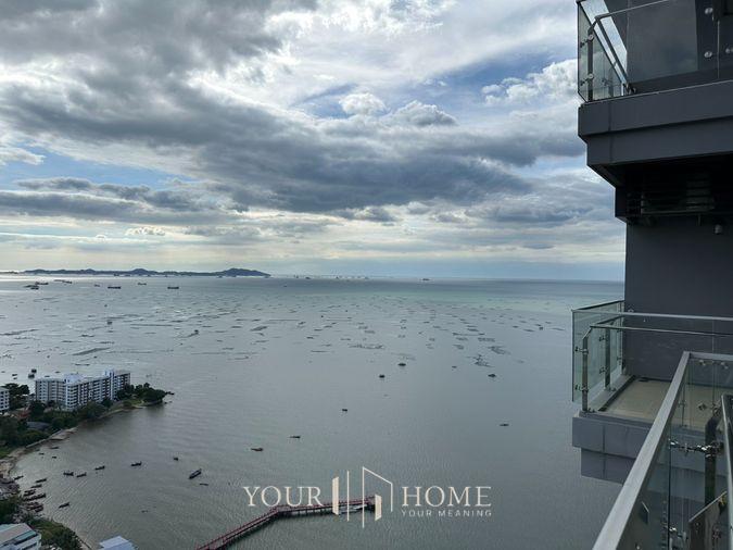 picture For Rent: The Zea Sriracha: 2 bedrooms, 2 bathrooms (35th floor - 70 sq m) Panoramic sea view - near Central Sriracha. - 20/22