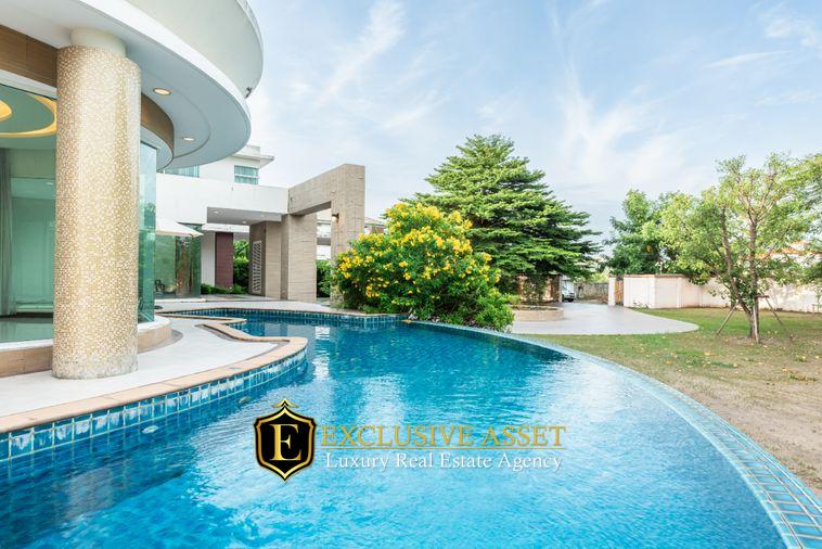 รูป ขายบ้านเดี่ยว Luxury ปัญญาอินทรา P5 ที่ดิน 1 ไร่ครึ่ง พร้อมสระว่ายน้ำ และเรือนรับรอง ใกล้สนามกอล์ฟปัญญา แฟชั่นไอส์แลนด์ - รูปที่ 7/46