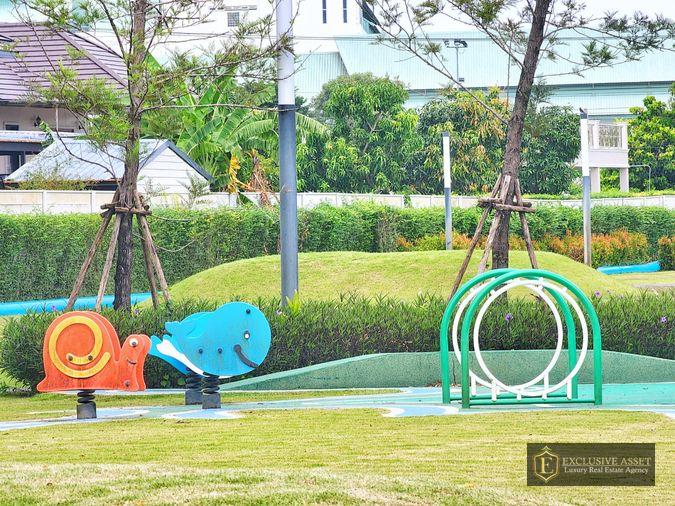 รูป ขาย บ้านใหม่ ม.The City ปิ่นเกล้า-บรม 2 แปลงมุม ราคาพิเศษ บ้านไซส์ใหญ่ 105.8 ตรว. 388 ตรม. - รูปที่ 33/34