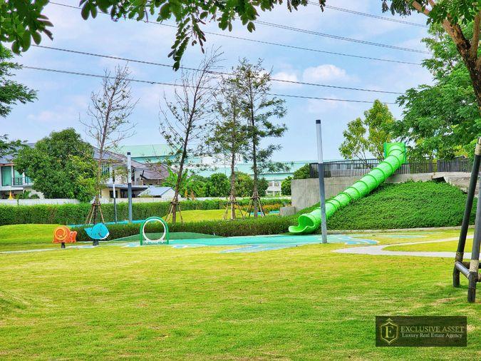 รูป ขาย บ้านใหม่ ม.The City ปิ่นเกล้า-บรม 2 แปลงมุม ราคาพิเศษ บ้านไซส์ใหญ่ 105.8 ตรว. 388 ตรม. - รูปที่ 32/34